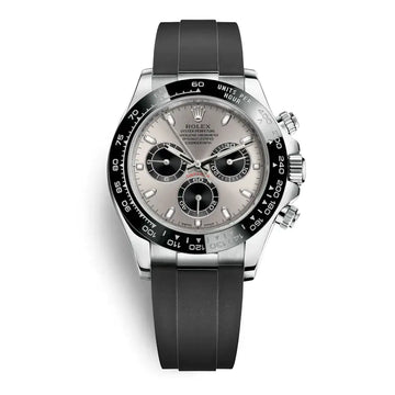 Rolex Daytona White Gold Steel Dial Oysterflex Strap116519ln-0027 Replica