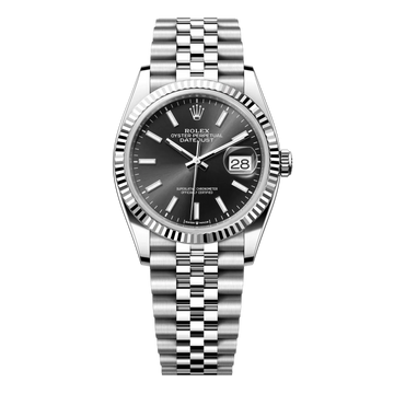 Rolex Datejust 36 Black Dial Jubilee Bracelet 126234-0015