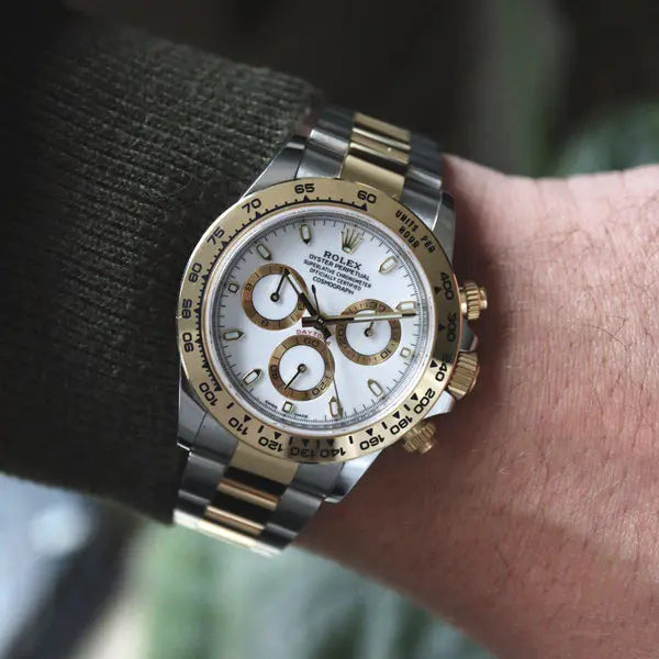 Rolex Daytona Steel & Gold White Dial 116503